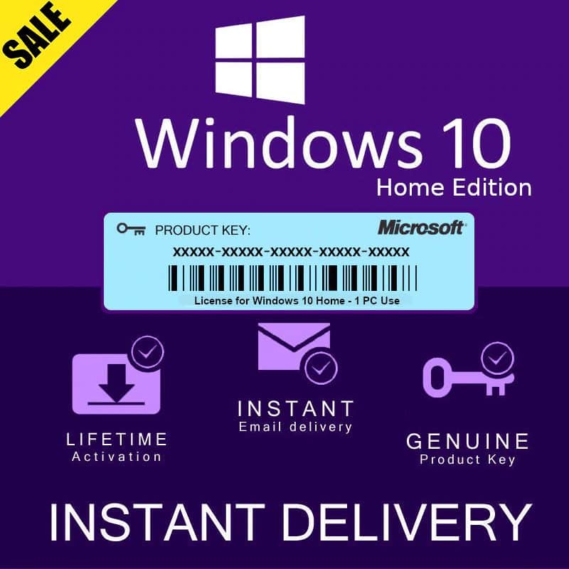 Microsoft Windows 10 Home Key